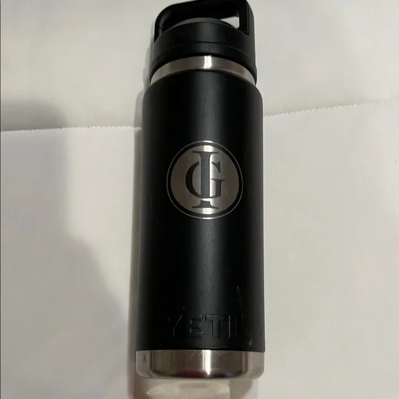 YETI Black Stainless Steel Water Bottle - Picture 3 of 6